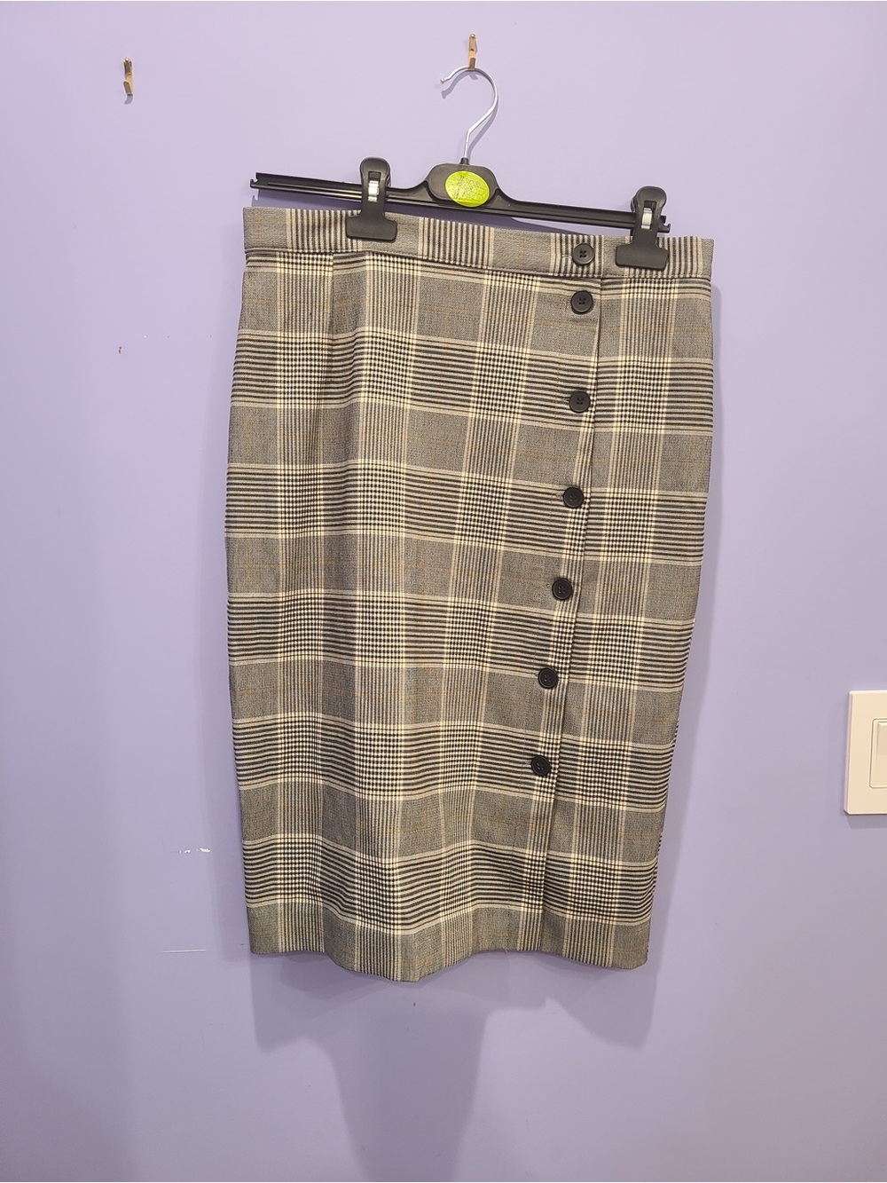 H&M Plaid Pencil Skirt